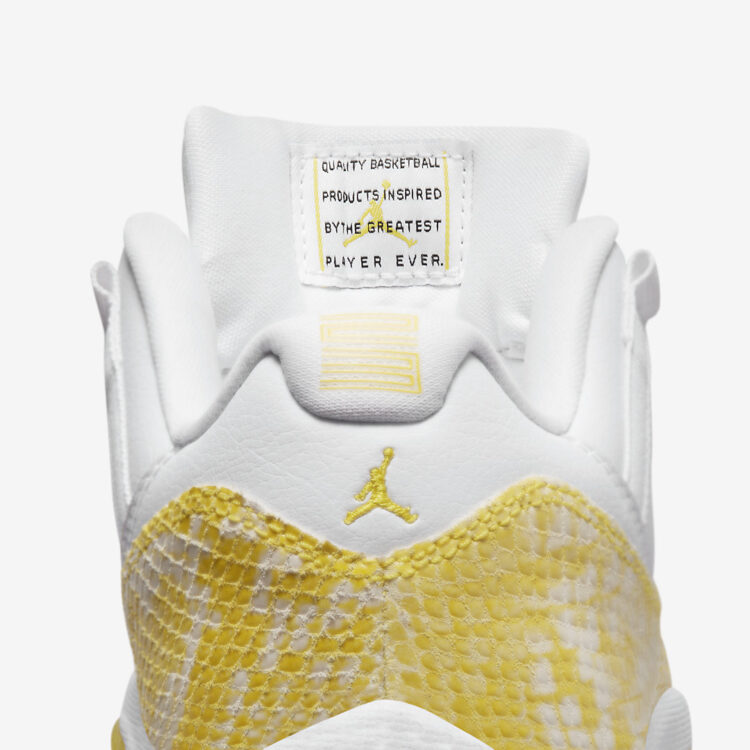 Air Jordan 11 Low WMNS "Yellow Snakeskin" AH7860-107