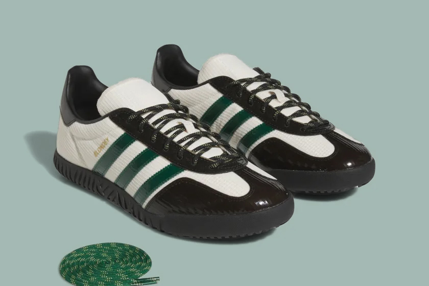 Blondey McCoy x adidas AB Gazelle Indoor “Noble Green” IF0200