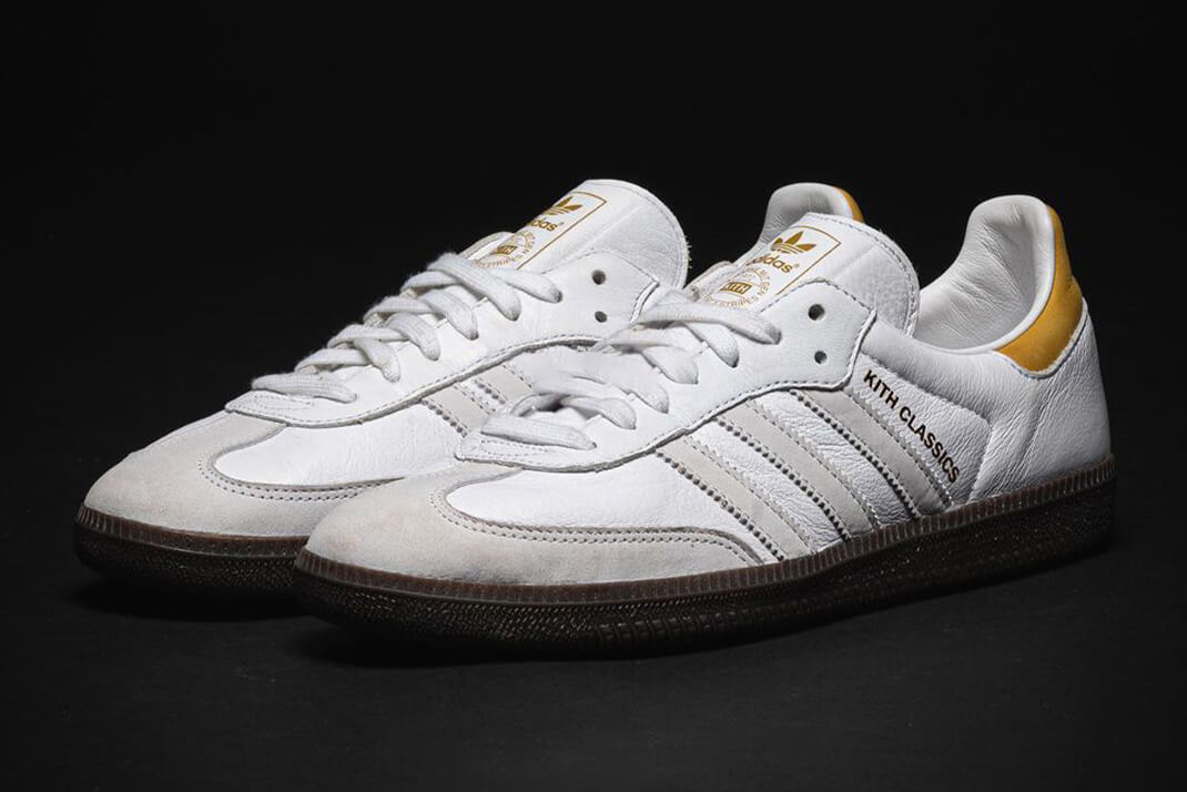 KITH x adidas Samba “White Yellow”