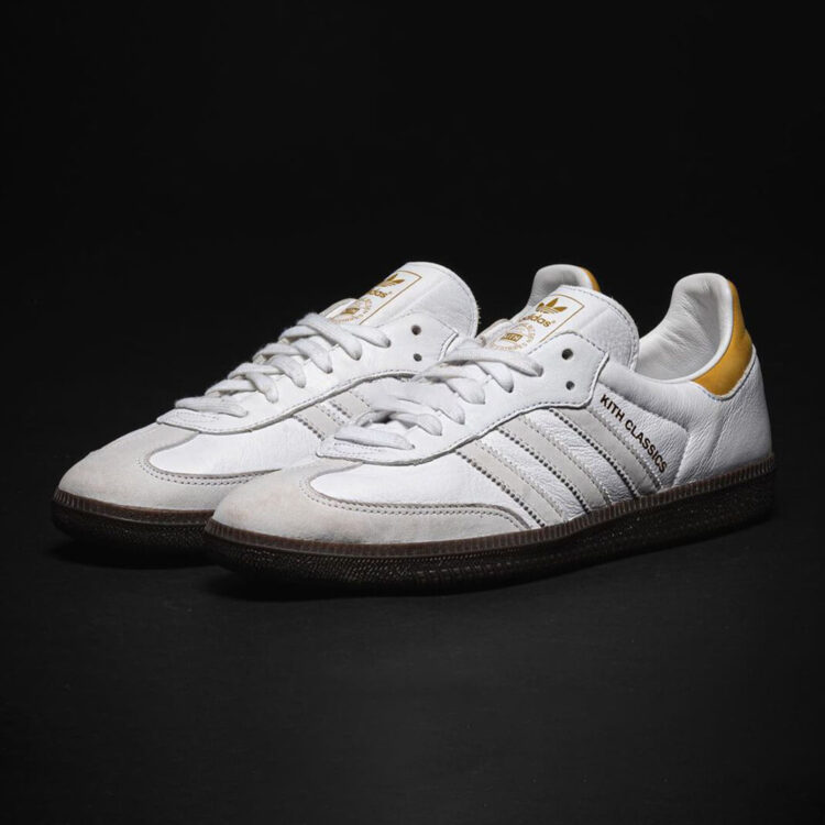 KITH x adidas Samba “White Yellow” 