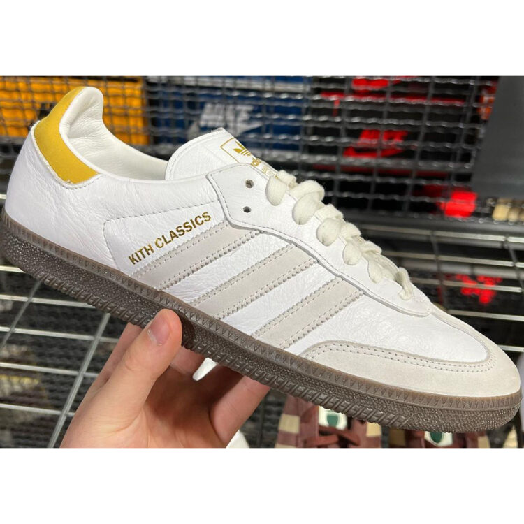 KITH x adidas Samba “White Yellow”