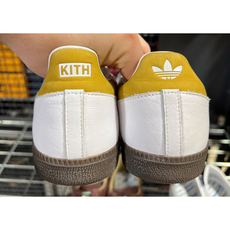 KITH x adidas Samba “White Yellow”