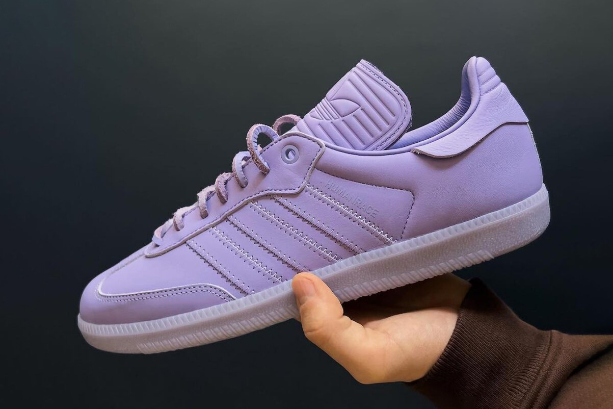 Pharrell x adidas Samba Humanrace “Lilac”