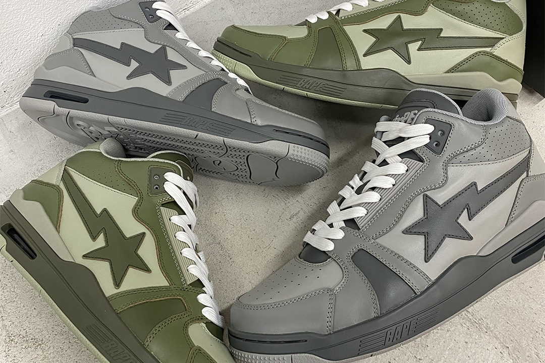 BAPE CLUTCH STA (Olive & Grey)