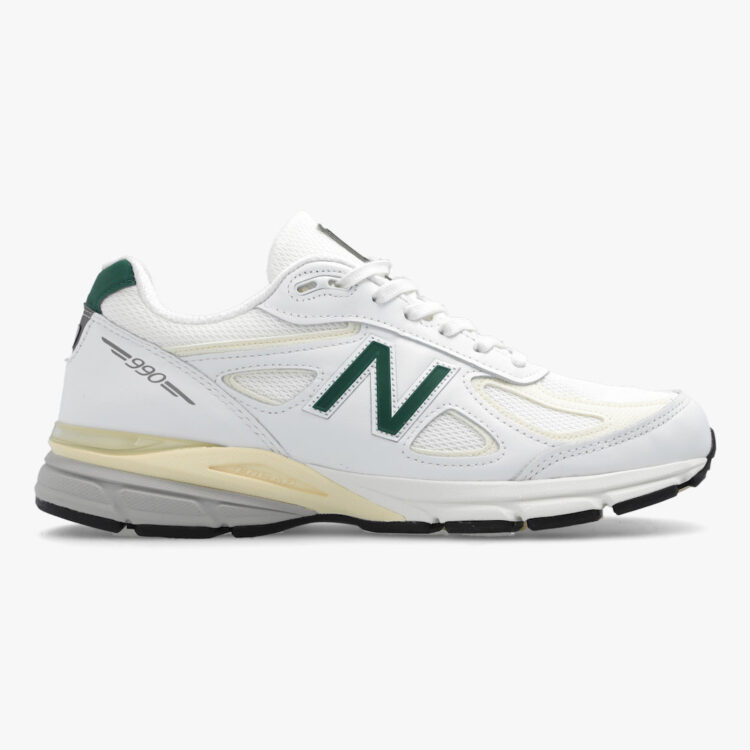 New Balance 990v4 Made in USA “White/Green” U990TC4