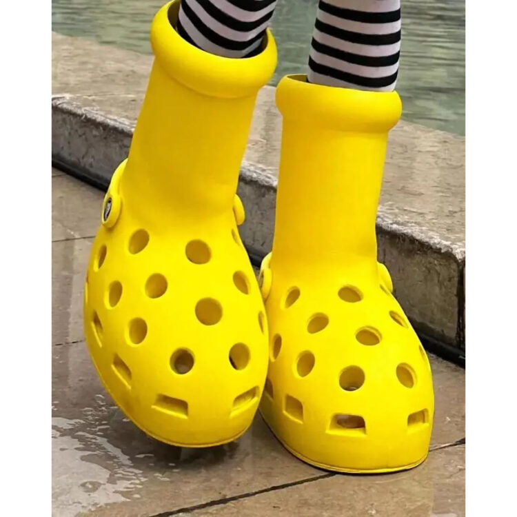 Crocs x MSCHF “Big Yellow Boot”