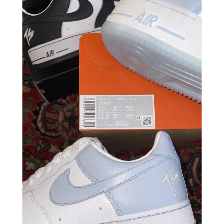 Terror Squad x Nike Air Force 1 (White/Porpoise) FJ5755-100