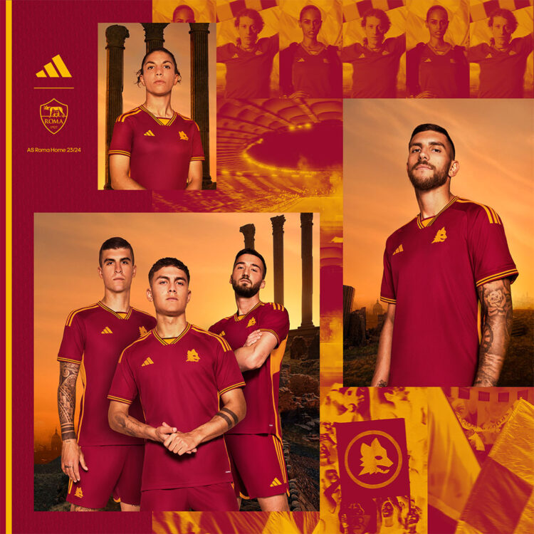 Nice Kits: adidas AS Roma 23/24 Home Kit