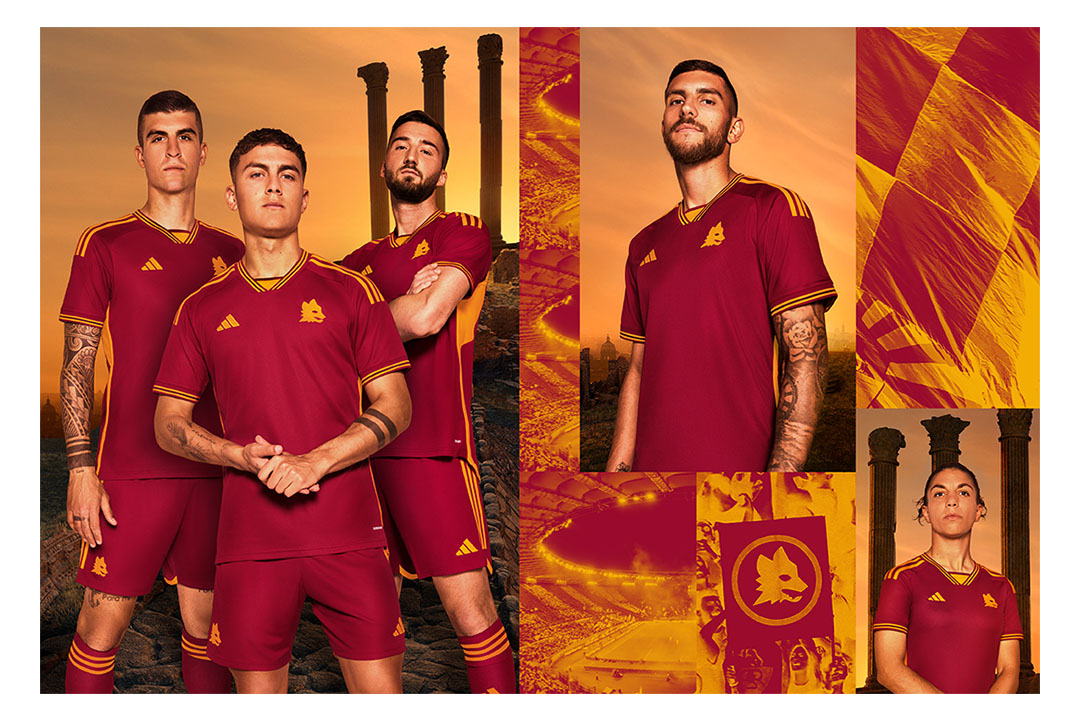 Nice Kits: adidas AS Roma 23/24 Home Kit