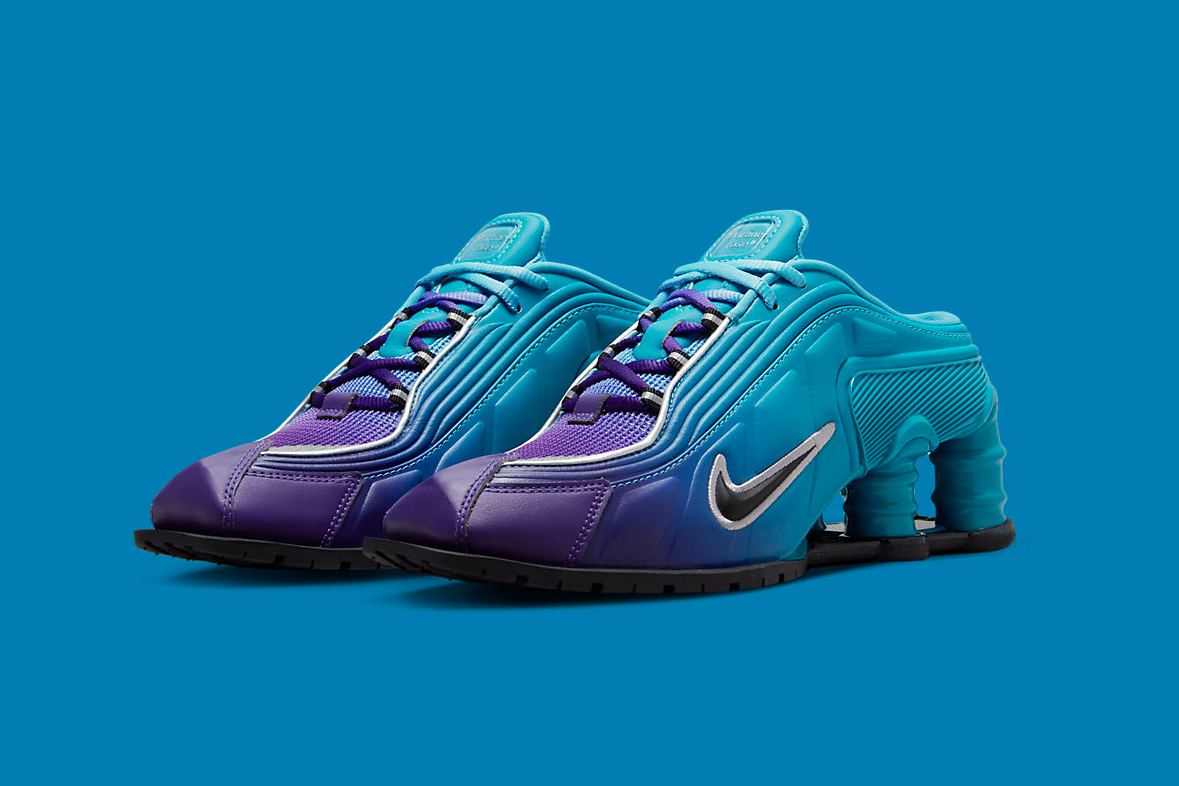 Martine Rose x Nike Shox Mule MR 4 "Scuba Blue" DQ2401-400