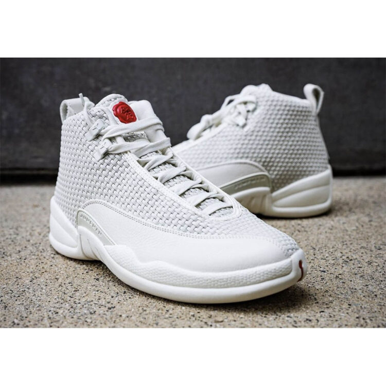 Air Jordan 12 Bin 23 “Triple White” Sample