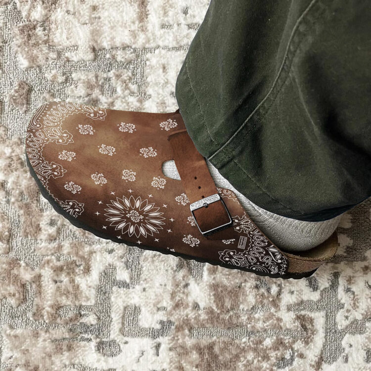 Bravest Studios London Mule "Mocha Paisley"