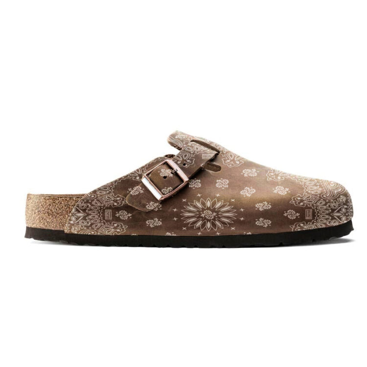 Bravest Studios London Mule "Mocha Paisley"