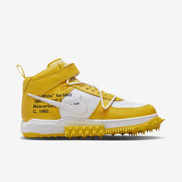 Off-White x Nike Air Force 1 Mid “Varsity Maize” DR0500-101