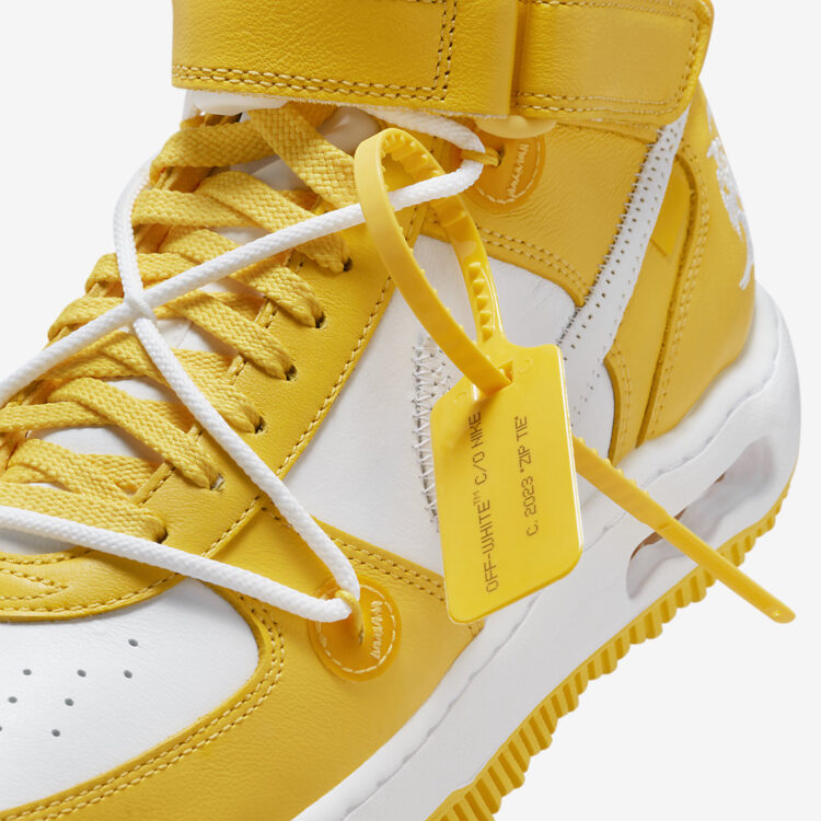 Off-White x Nike Air Force 1 Mid “Varsity Maize” DR0500-101