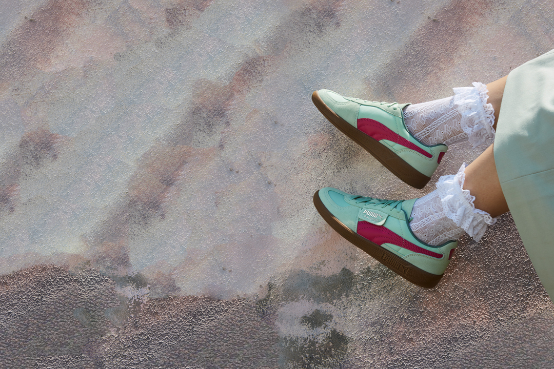 PUMA Palermo “Light Mint” “Silver Sky”