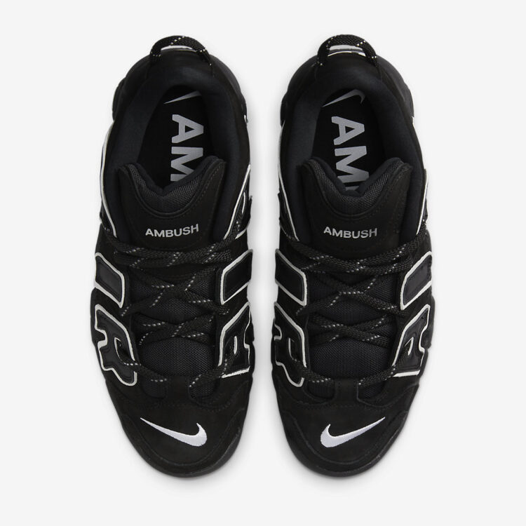 AMBUSH x Nike Air More Uptempo Low "Black/White" FB1299-001