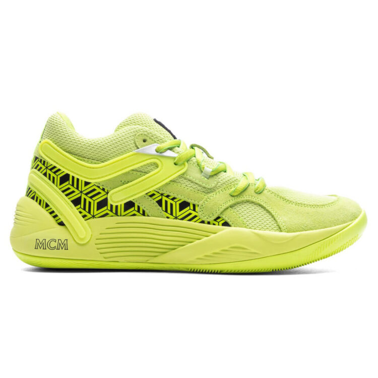 MCM x Puma TRC Blaze Court “Acid Lime” 377623-01