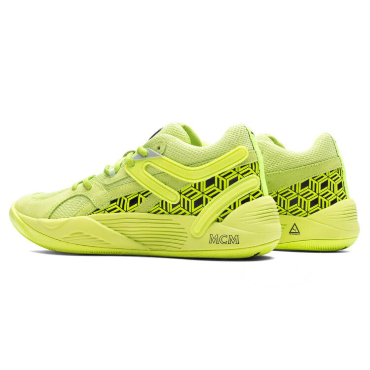 MCM x Puma TRC Blaze Court “Acid Lime” 377623-01