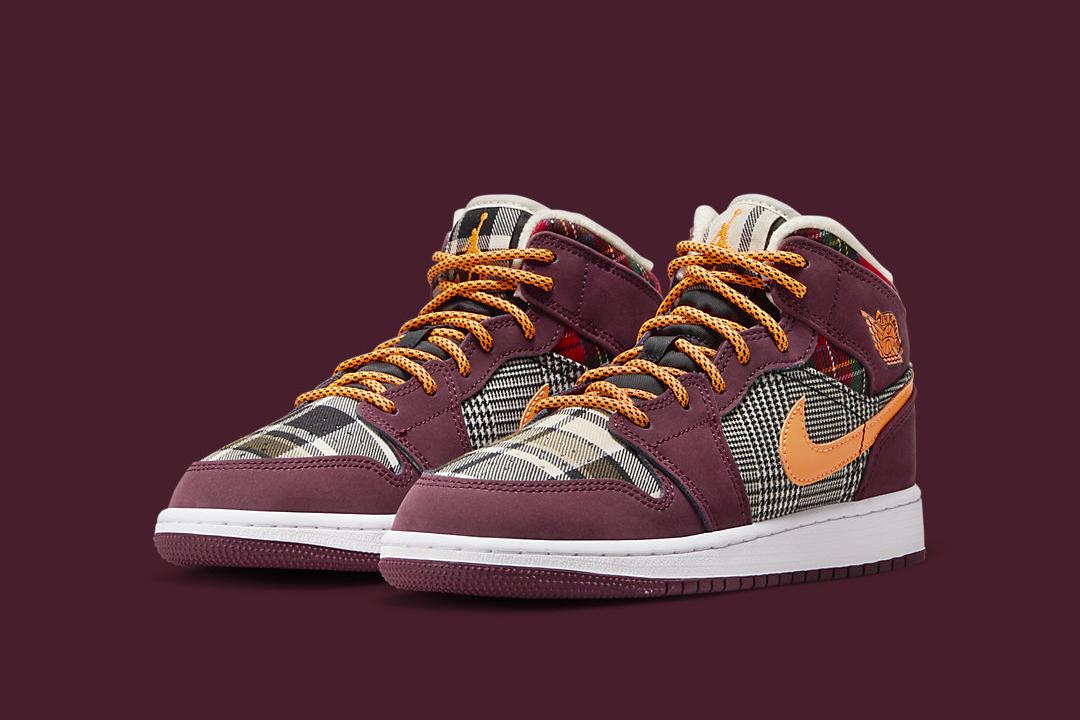 Air Jordan 1 Mid GS "Plaid" FD5460-608