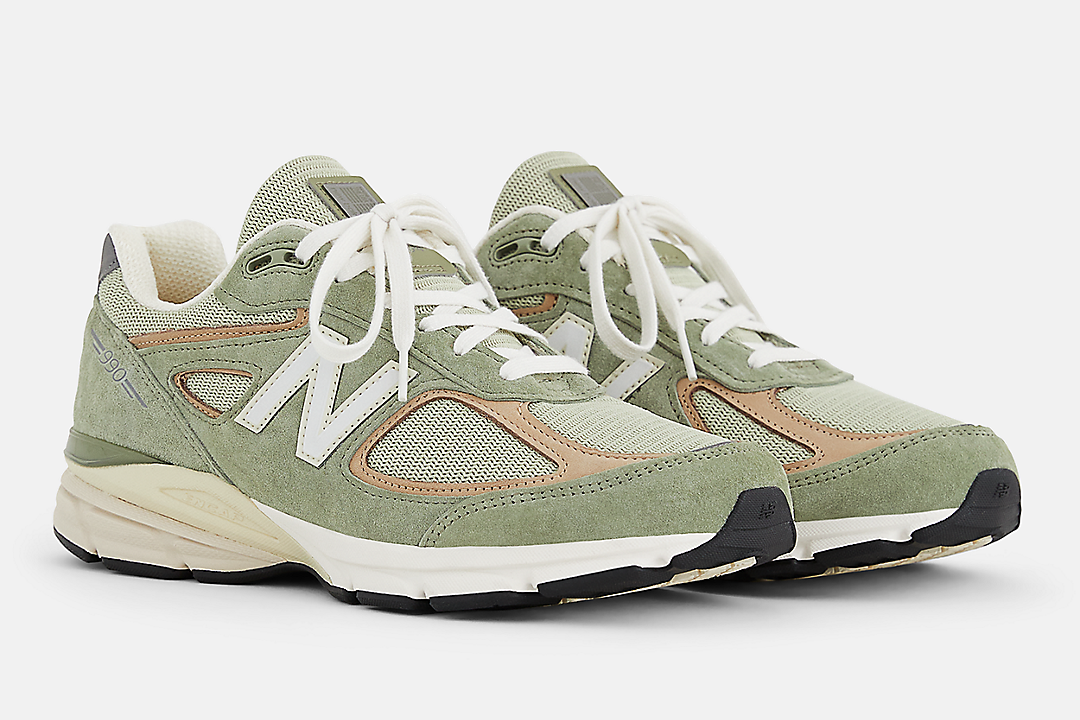 New Balance 990v4 Made in USA "Olive" U990GT4