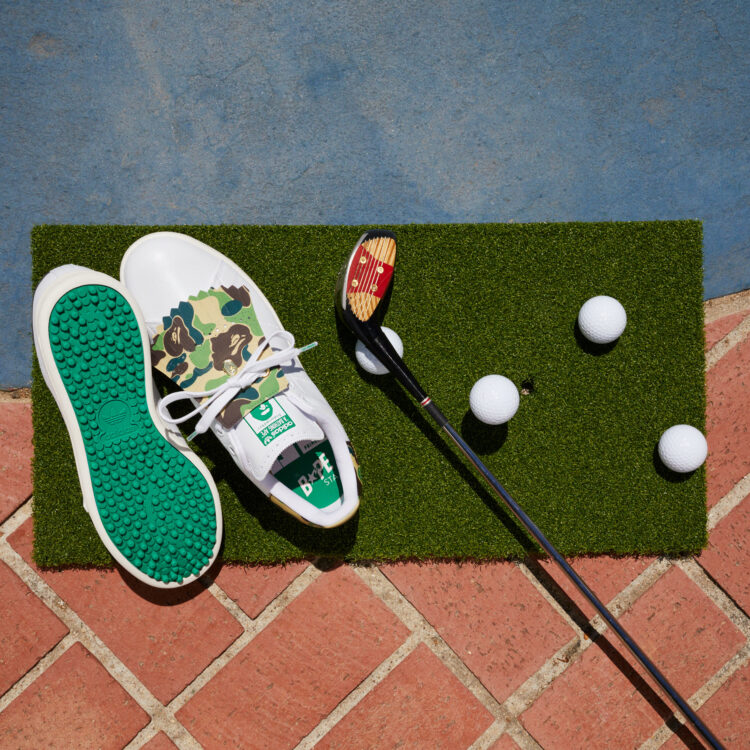 Bape x adidas golf collection stan smith golf abc camo