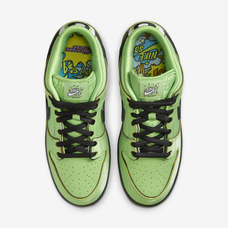 The Powerpuff Girls x Nike SB Dunk Low "Buttercup" FZ8319-300