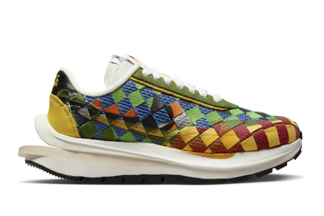 Jean Paul Gaultier x sacai x Nike LDVaporwaffle Woven "Gusto Green" DR5209-300