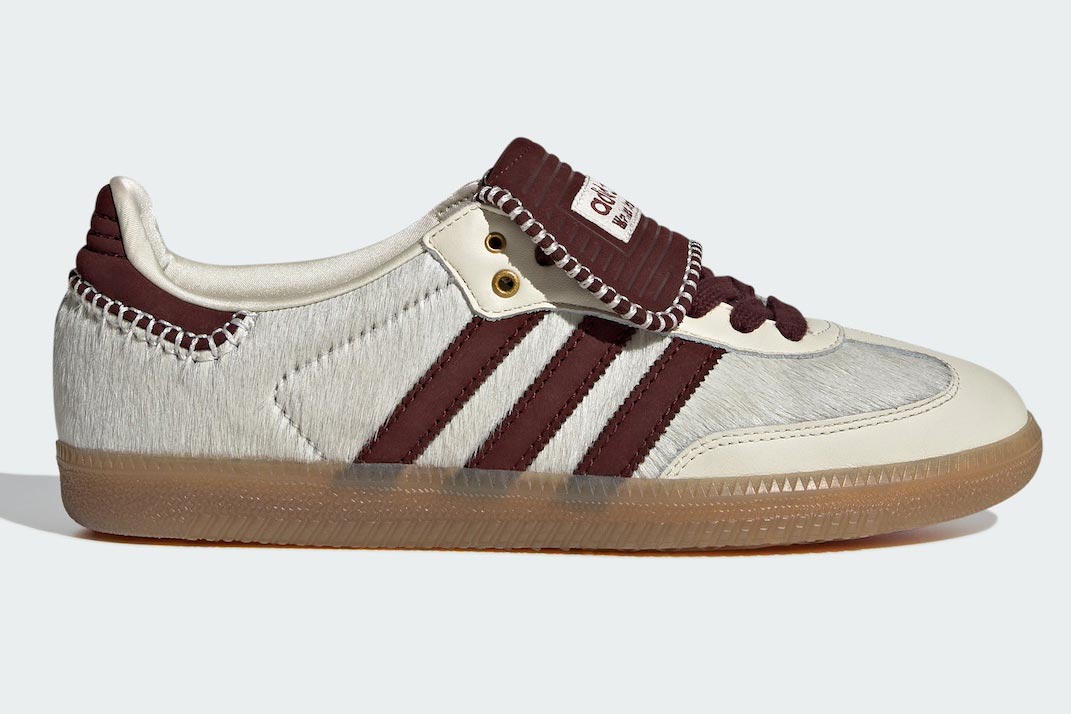 Wales Bonner x Adidas Samba IE0586 (Cream White/Mystery Brown-Cream White)