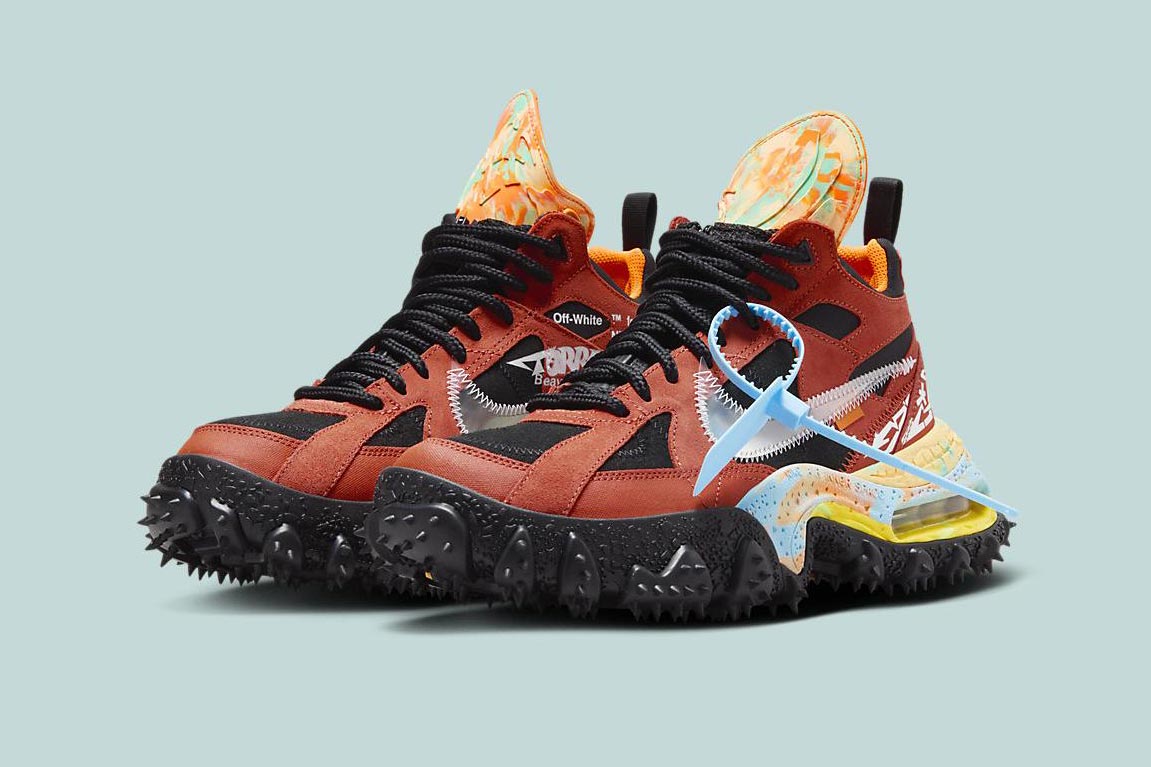 OFF-WHITE x Nike Air Terra Forma “Mantra Orange” DQ1615-800