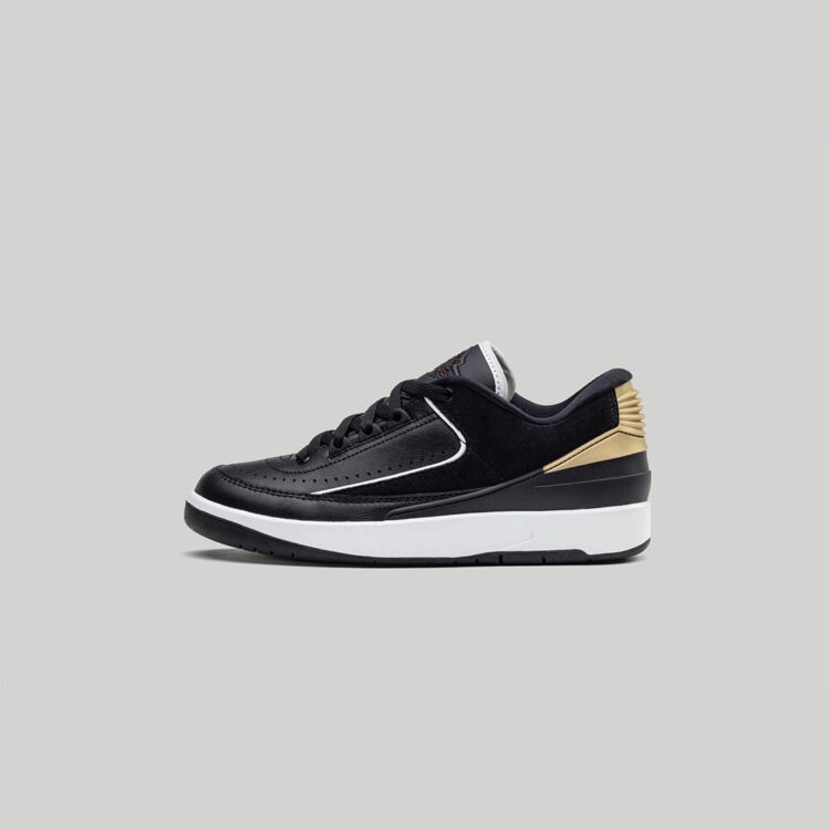 Air Jordan 2 Low WMNS Black/Metallic Gold DX4401-001