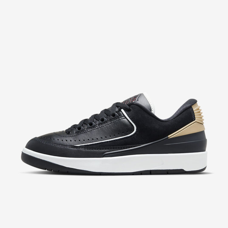 Air Jordan 2 Low WMNS "Black/Metallic Gold" DX4401-001