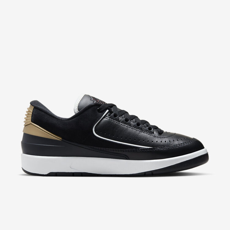 Air Jordan 2 Low WMNS "Black/Metallic Gold" DX4401-001