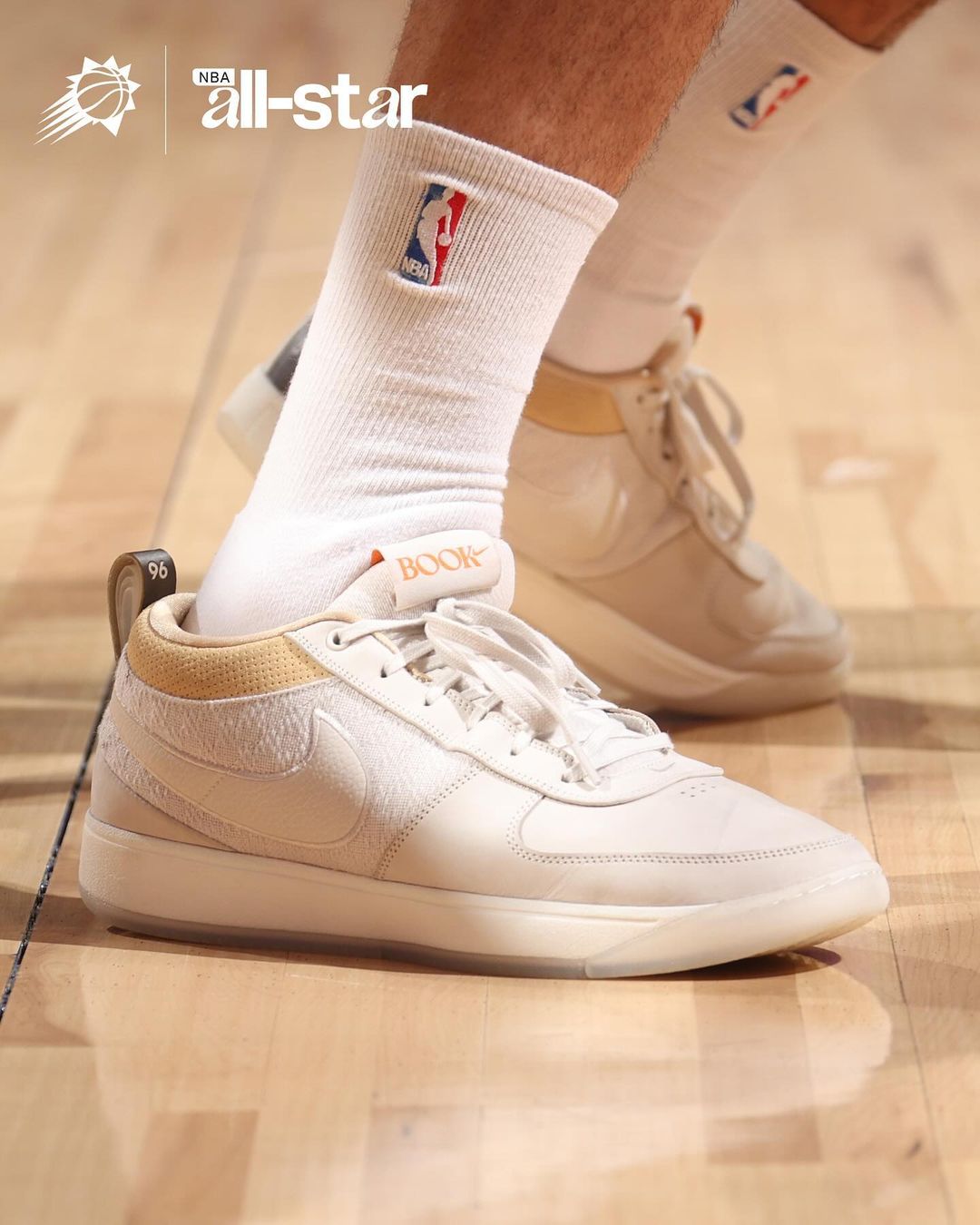 Devin Booker in the Nike Book 1 "Mirage" (Image via Suns)