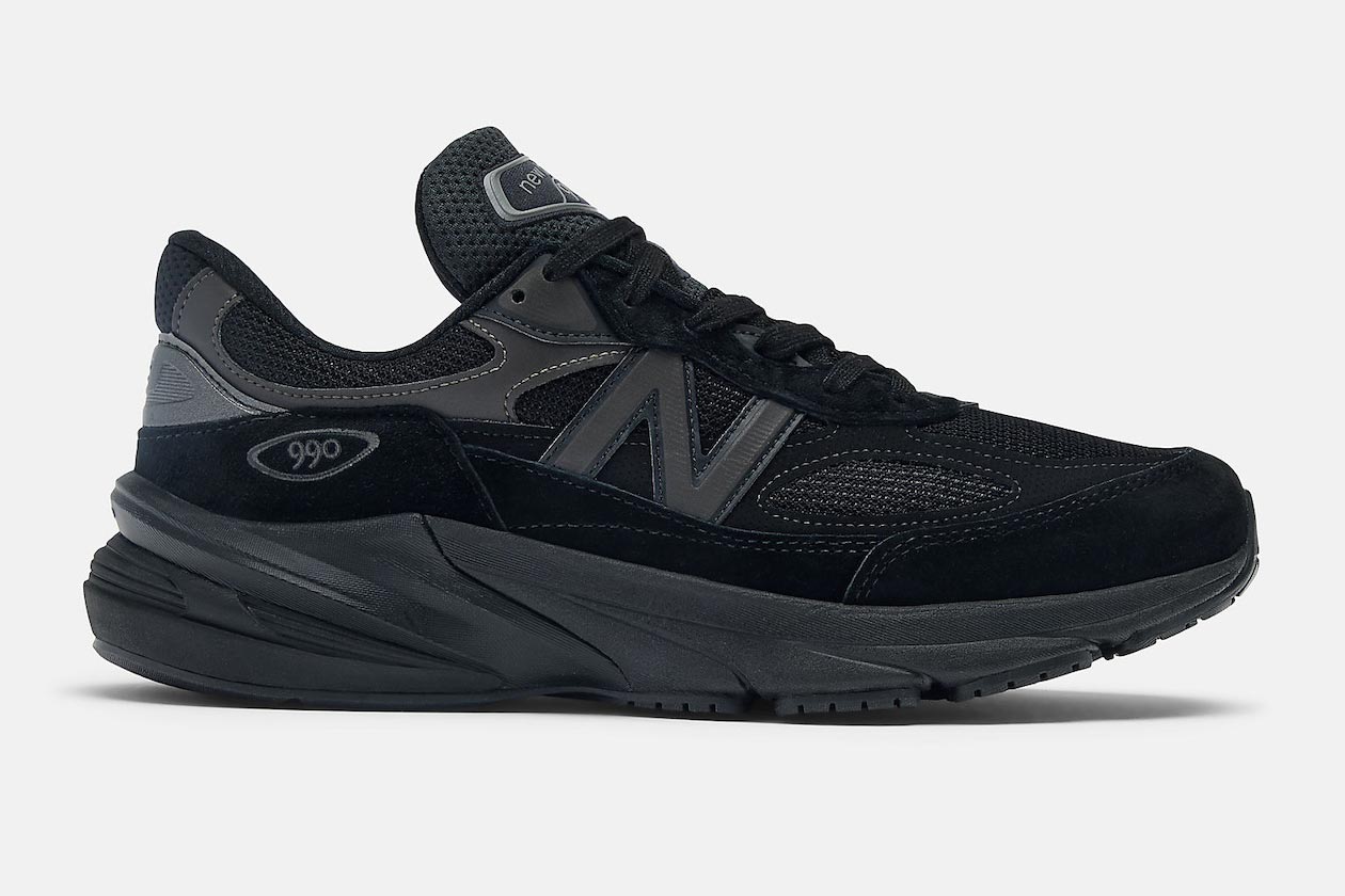 New Balance 990v6 Made in USA "Triple Black" U990BB6