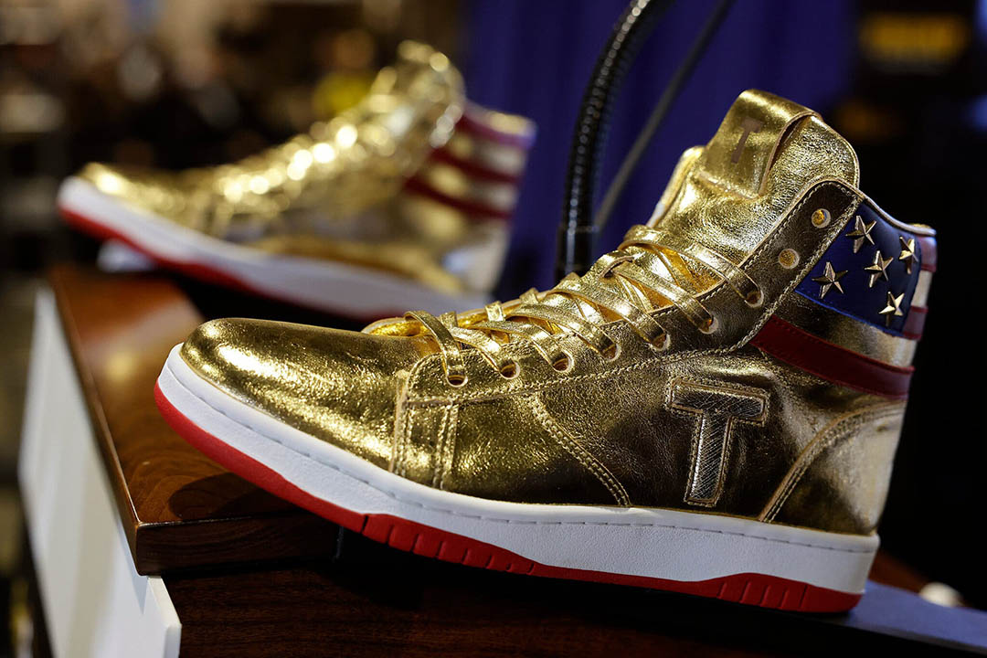 Former President Donald Trump Announces His Sneaker Line