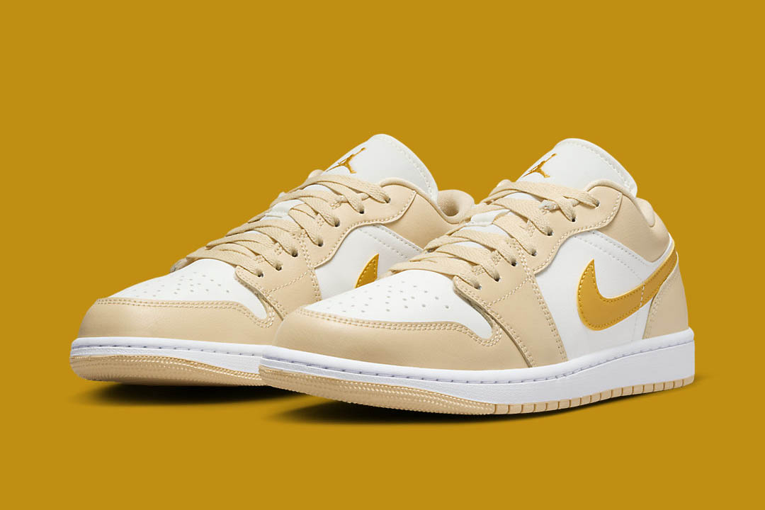 Air Jordan 1 Low WMNS "Pale Vanilla/Yellow Ochre" DC0774-170