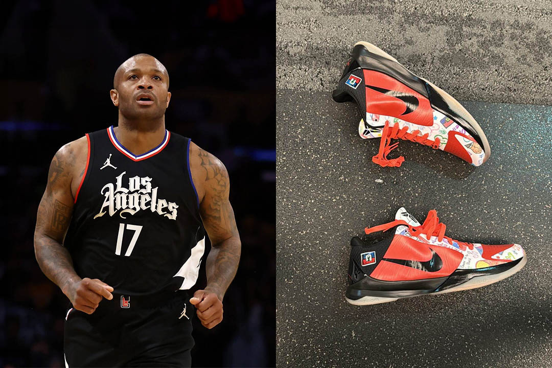 PJ Tucker with the Nike Zoom Kobe 5 "Kinbe Pa Lage" PE (2010)