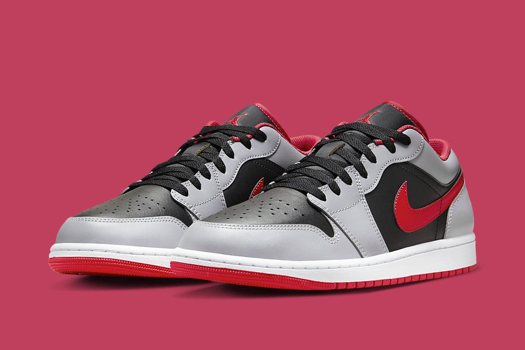 Air Jordan 1 Low "Black Cement/Fire Red" 553558-060