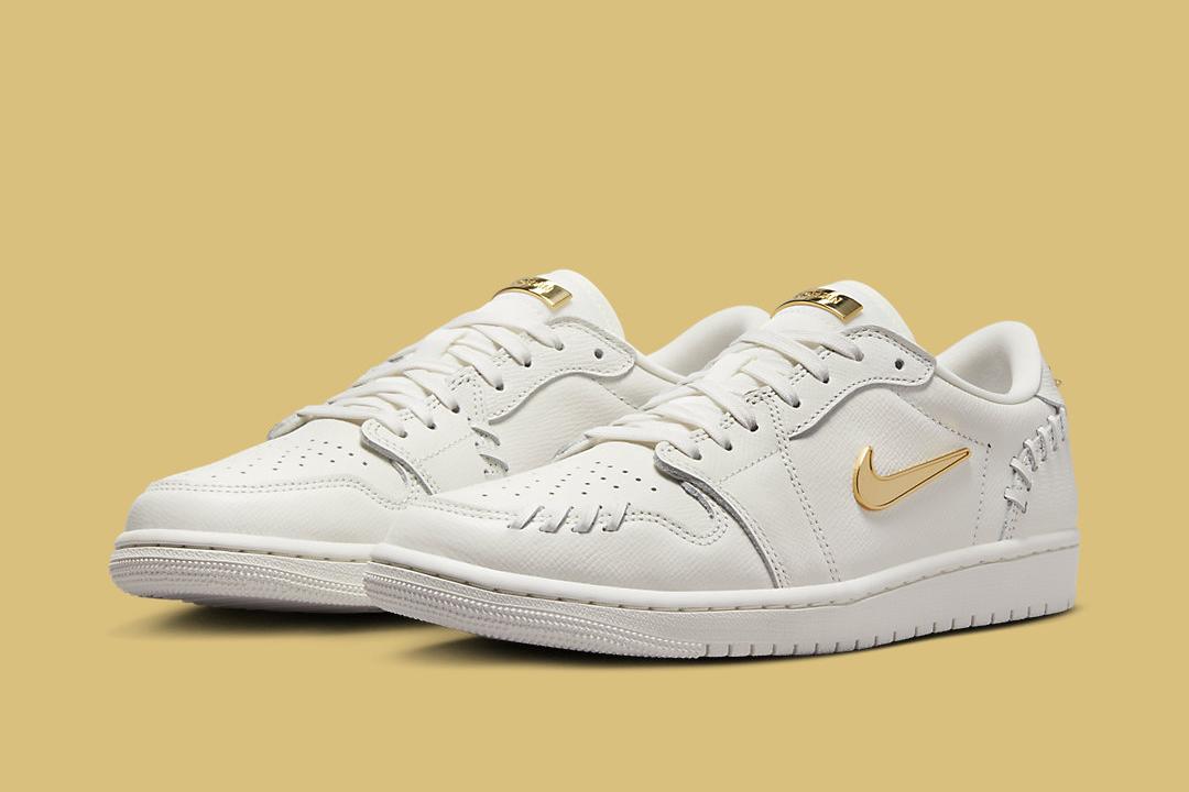 Air Jordan 1 Low Method of Make WMNS "White/Metallic Gold" FN5032-100