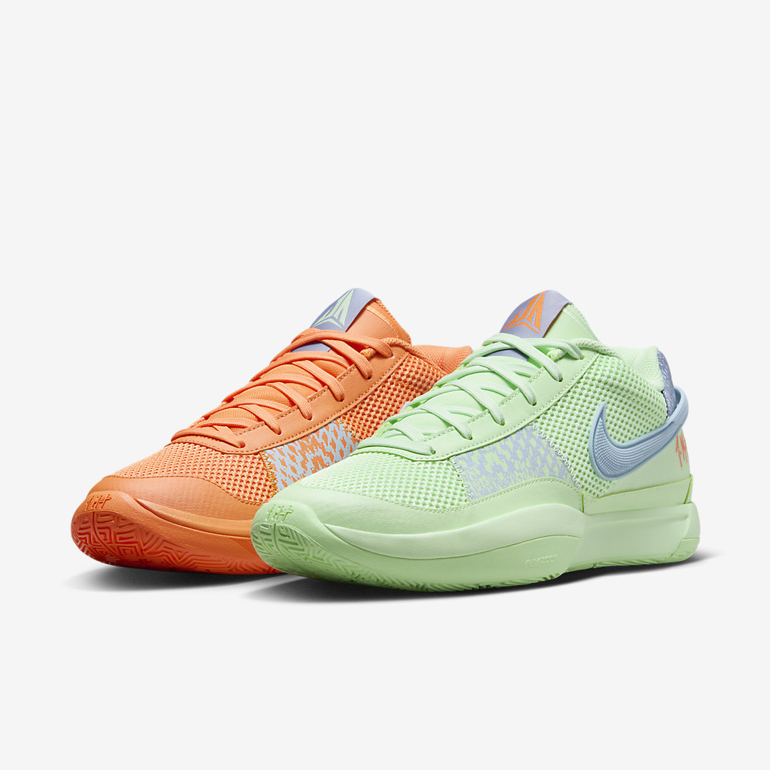 Nike Ja 1 "Bright Mandarin/Vapor Green" FQ4796-800