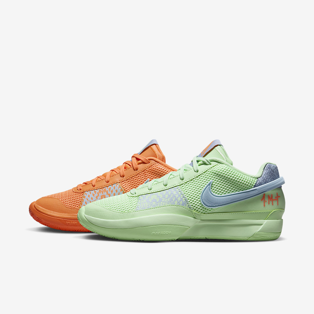 Nike Ja 1 "Bright Mandarin/Vapor Green" FQ4796-800