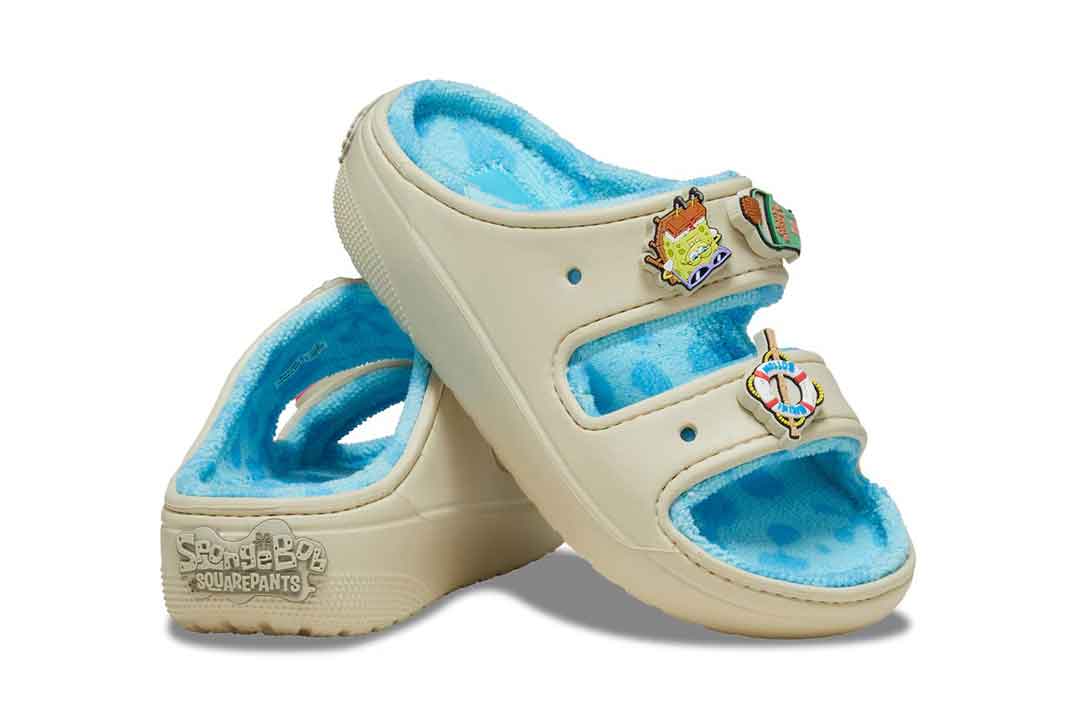 SpongeBob SquarePants x Crocs Cozzzy Terry Sandal