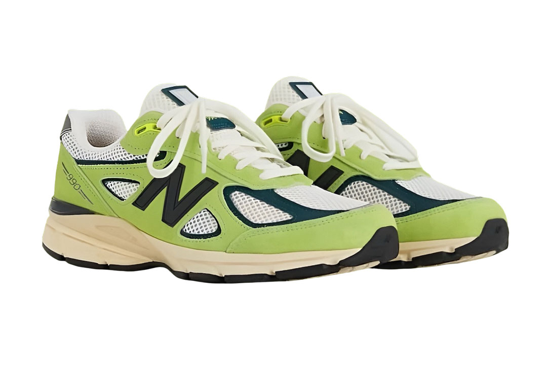 New Balance 990v4 Made in USA "Lime/Black" U990NB4