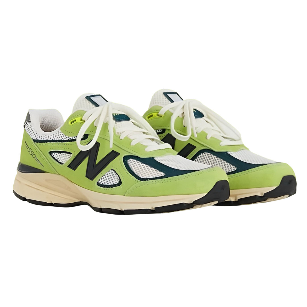 New Balance 990v4 Made in USA "Lime/Black" U990NB4