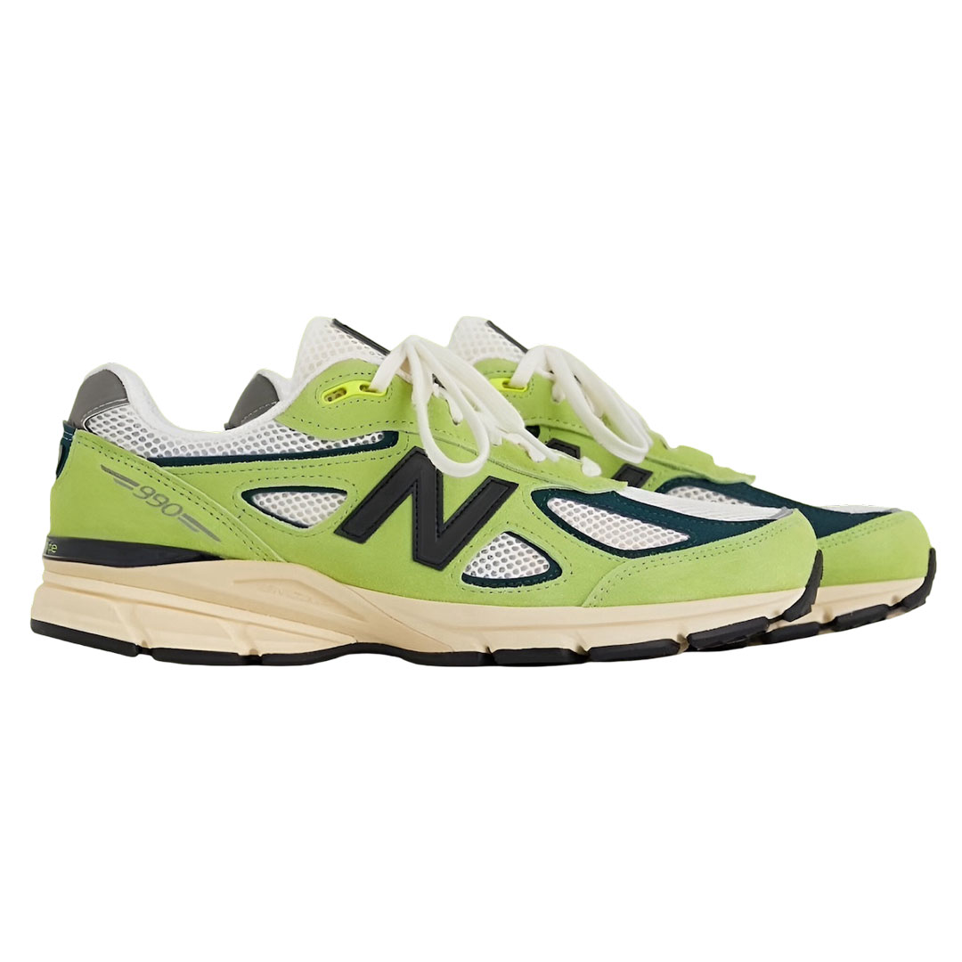 New Balance 990v4 Made in USA "Lime/Black" U990NB4