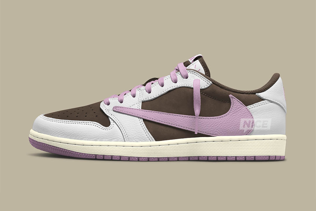 Travis Scott x Air Jordan 1 Low OG WMNS "Dark Pony/Pink Oxford" DZ4137-206