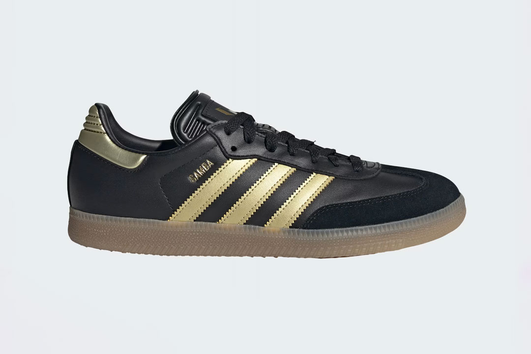 Lionel Messi x adidas Samba Indoor "Black/Gold" IH8159