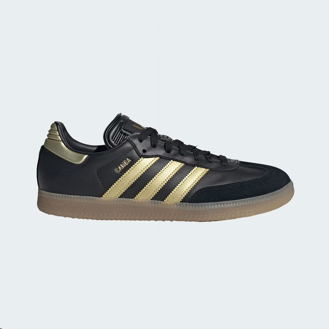 Lionel Messi x adidas Samba Indoor "Black/Gold" IH8159