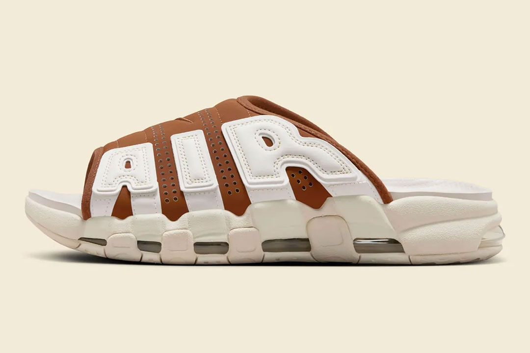 Nike Air More Uptempo Slide "Brown/Sail" FQ8700-200